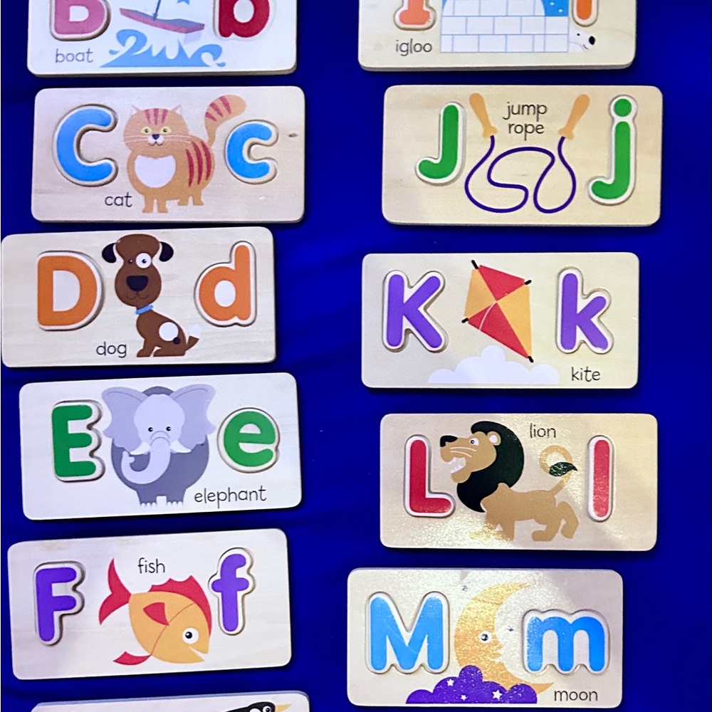 Like New Kids alphabet, Upper and Lower Case Learning Blocks and Letters